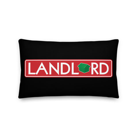 LANDLORD Residential Real Estate Premium Pillow - Black - CRE PYT