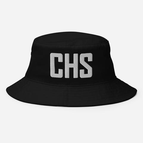 CHS Airport Code Embroidered Bucket Hat South Carolina Charleston SC