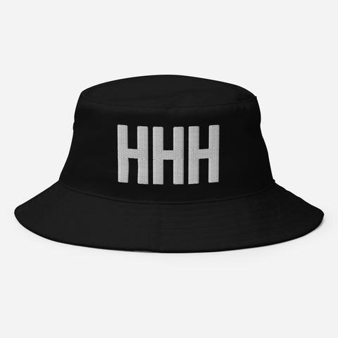 HHH Airport Code Embroidered Bucket Hat Hilton Head Island South Carolina