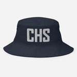 CHS Airport Code Embroidered Bucket Hat South Carolina Charleston SC