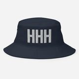 HHH Airport Code Embroidered Bucket Hat Hilton Head Island South Carolina