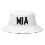 MIA Airport Code Embroidered Bucket Hat Miami Florida