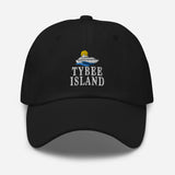 Tybee Island Georgia Embroidered Dad Hat