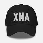 XNA Airport Code Embroidered Dad Hat Bentonville Arkansas