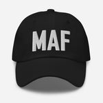 MAF Airport Code Embroidered Dad Hat Midland Texas