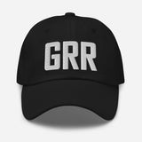 GRR Airport Code Embroidered Dad Hat Grand Rapids Michigan