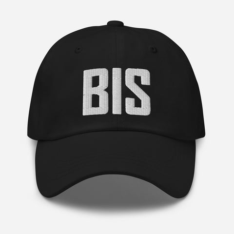 BIS Airport Code Embroidered Dad Hat Bismarck North Dakota