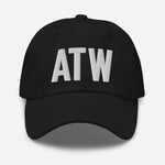 ATW Airport Code Embroidered Dad Hat Appleton Wisconsin