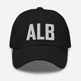 ALB Airport Code Embroidered Dad Hat Albany New York