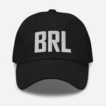 BRL Airport Code Embroidered Dad Hat Burlington Iowa