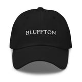 Bluffton, SC South Carolina Embroidered Dad Hat - White Thread