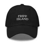 Fripp Island, SC South Carolina Embroidered Dad Hat - White Thread