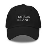 Harbor Island, SC South Carolina Embroidered Dad Hat - White Thread