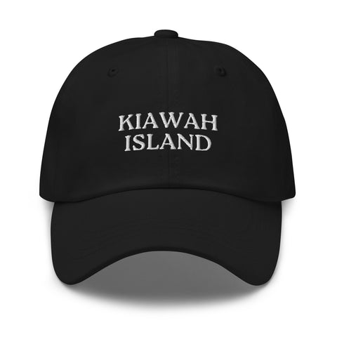 Kiawah Island, SC South Carolina Embroidered Dad Hat - White Thread