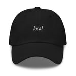 local Embroidered Dad Hat | White Thread