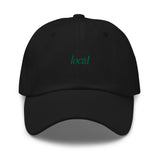 local Embroidered Dad Hat | Kelly Green Thread