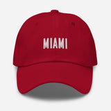 Miami Florida Embroidered Dad Hat