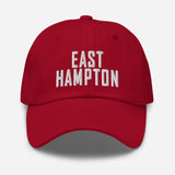 East Hampton New York The Hamptons Embroidered Dad Hat