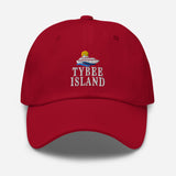 Tybee Island Georgia Embroidered Dad Hat