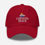 Carolina Beach North Carolina Embroidered Dad Hat