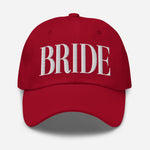 Bride Embroidered Dad Hat Miss to Mrs Bride Hat Beach Wedding Bride Squad Bachelorette Hat