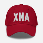 XNA Airport Code Embroidered Dad Hat Bentonville Arkansas