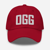 OGG Airport Code Embroidered Dad Hat Kahului Hawaii