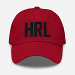 HRL Airport Code Embroidered Dad Hat Harlingen Texas