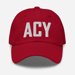 ACY Airport Code Embroidered Dad Hat Atlantic City New Jersey