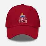 Inlet Beach Florida Embroidered Dad Hat