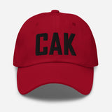 CAK Airport Code Embroidered Dad Hat Akron Ohio