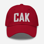 CAK Airport Code Embroidered Dad Hat Akron Ohio