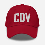 CDV Airport Code Embroidered Dad Hat Cordova Alaska