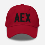 AEX Airport Code Embroidered Dad Hat Alexandria Louisiana