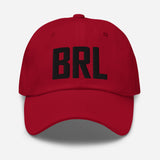 BRL Airport Code Embroidered Dad Hat Burlington Iowa