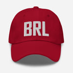 BRL Airport Code Embroidered Dad Hat Burlington Iowa