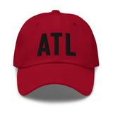 ATL Airport Code Embroidered Dad Hat Atlanta Georgia