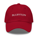 Bluffton, SC South Carolina Embroidered Dad Hat - White Thread