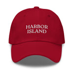 Harbor Island, SC South Carolina Embroidered Dad Hat - White Thread