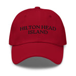 Hilton Head Island, SC South Carolina Embroidered Dad Hat - Black Thread