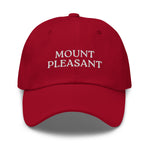 Mount Pleasant, SC South Carolina Embroidered Dad Hat - White Thread