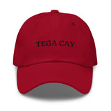 Tega Cay, SC South Carolina Embroidered Dad Hat - Black Thread