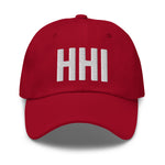 HHI Airport Code Embroidered Dad Hat Hilton Head Island South Carolina