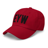 EYW Florida Airport Code Embroidered Dad Hat | Black Thread