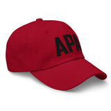 APA Airport Code Embroidered Dad Hat | Black Thread