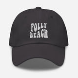 Folly Beach South Carolina Embroidered Dad Hat