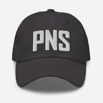 PNS Airport Code Embroidered Dad Hat Pensacola Florida