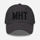 MHT Airport Code Embroidered Dad Hat Manchester New Hampshire