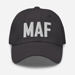 MAF Airport Code Embroidered Dad Hat Midland Texas