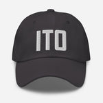 ITO Airport Code Embroidered Dad Hat Hilo Hawaii